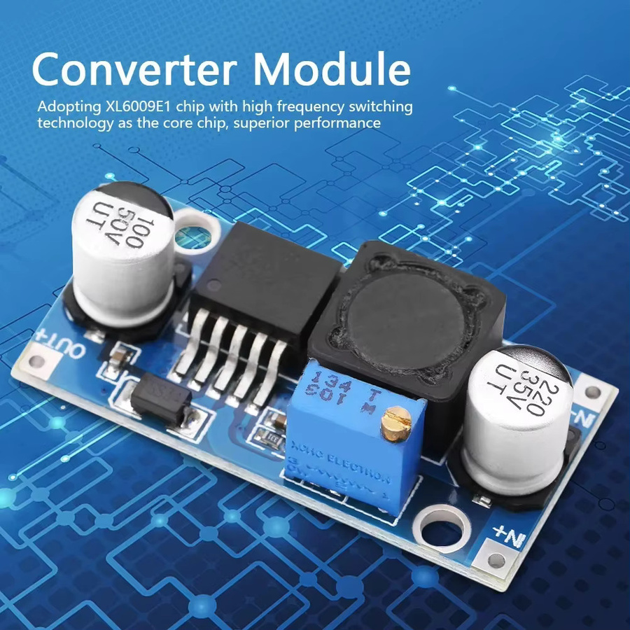 XL6009E1 DC-DC Step-Up Boost Spannungswandlermodul in Blau - Bild 3