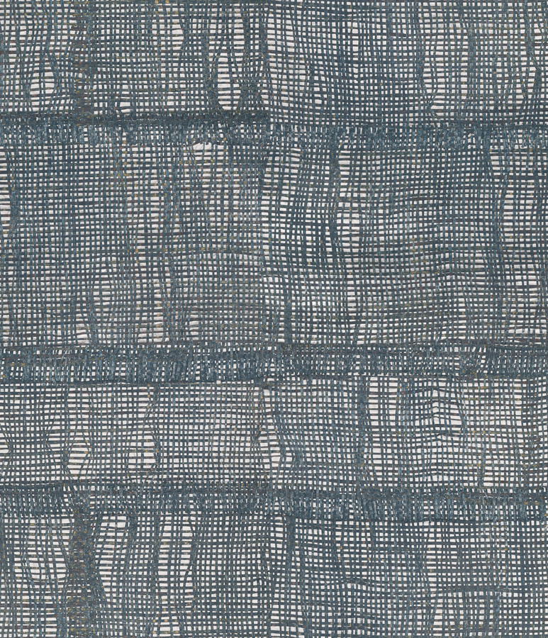 Omexco Tapete Seraya 12 SRA1203 in Blau und Silber aus Vlies - Bild 1