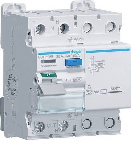 Hager CDB525E FI-Schutzschalter 25A 230V - Bild 1