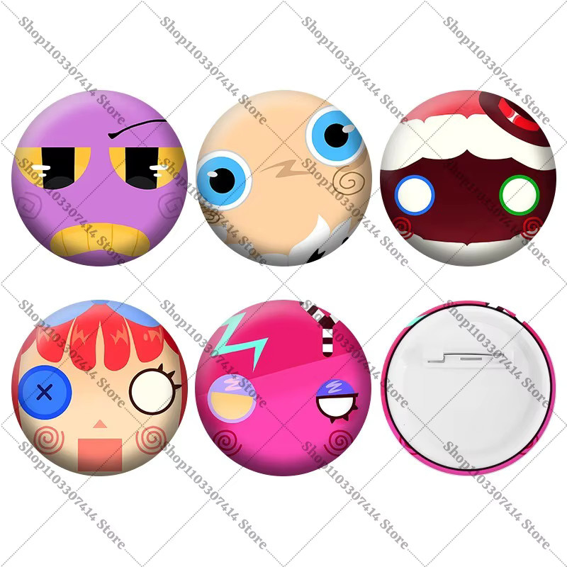 Potdemiel Anime Broschen, 5-10 Stück Set, Anstecknadel-Set, Accessoires - Bild 3