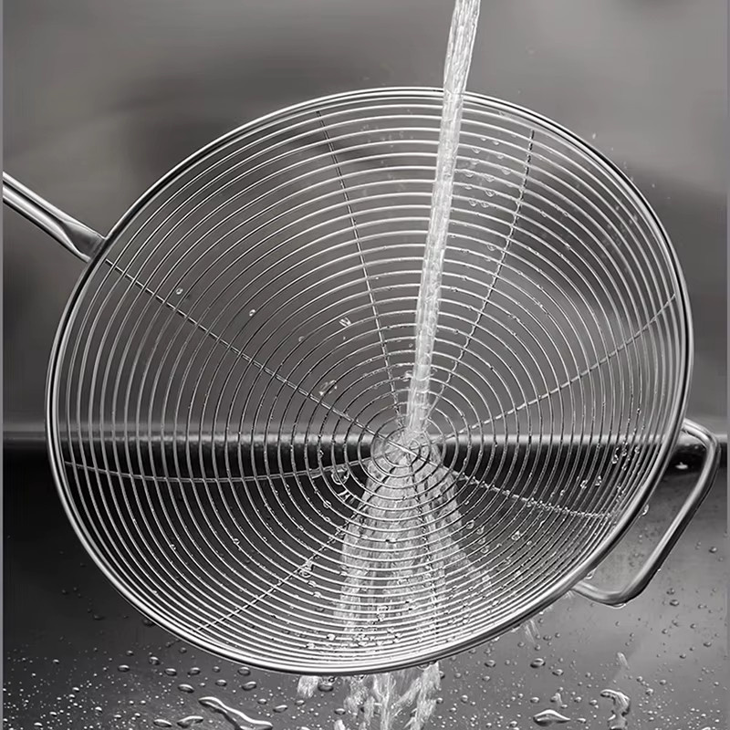 COOKER KING Edelstahl Skimmer mit feinem Maschensieb in Silber für Küche und Haushalt - Bild 4