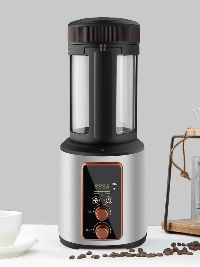 Heißluft-Kaffeebohnenröster für Haushalt und Gewerbe mit Temperaturregelung, Kühlung und automatischem Timer - Bild 2
