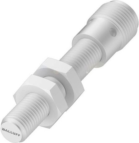 Balluff Induktiver Sensor BES M08EG1-PSC15A-S04G-W BES02YT bündig PNP Schließer in Silber aus Edelstahl, Durchmesser: 8 mm, Länge: 57 mm - Bild 1