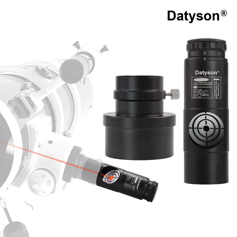 Daytson Newton-Spiegelteleskop 1,25-Zoll mit 2-Zoll-Kollimatoradapter für Astrofotografie in Schwarz - Bild 2