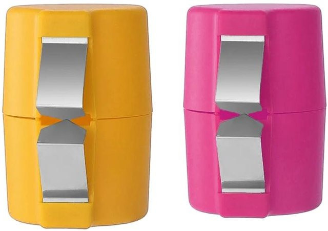 Oudun Eierschalentrenner und Eierknacker Set aus Kunststoff und Edelstahl, 2er Pack, Mehrfarbig, Oval - Bild 1