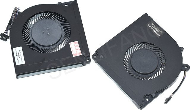 SUNON CPU-Lüfter Laptop-Kühler in Schwarz, DC5V 2,25 W, Modelle EG50060S1-C380-S9A und EG75070S1-C450-S9A - Bild 1