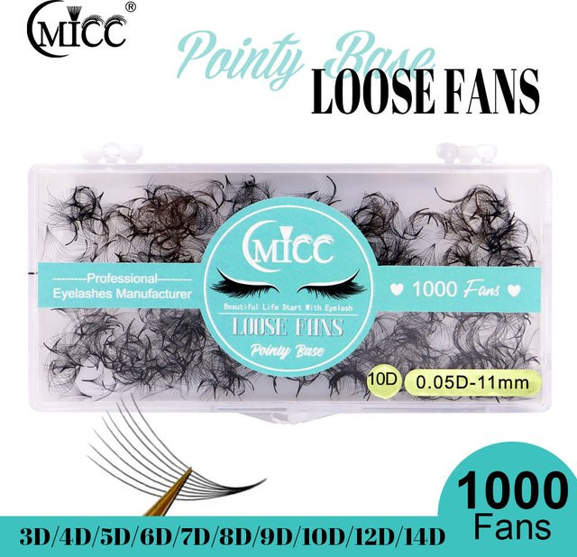 CMICC Wimpernverlängerung, 3D-14D Volumen, Unisex - Bild 1