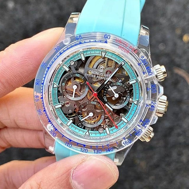 CRONUSART Chronograph, Automatik, 40 mm, Kautschuk, Herren - Bild 1