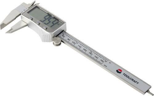Digitaler Messschieber TOOLCRAFT TO-10668723 aus Edelstahl in Silber, Messbereich 150mm - Bild 1