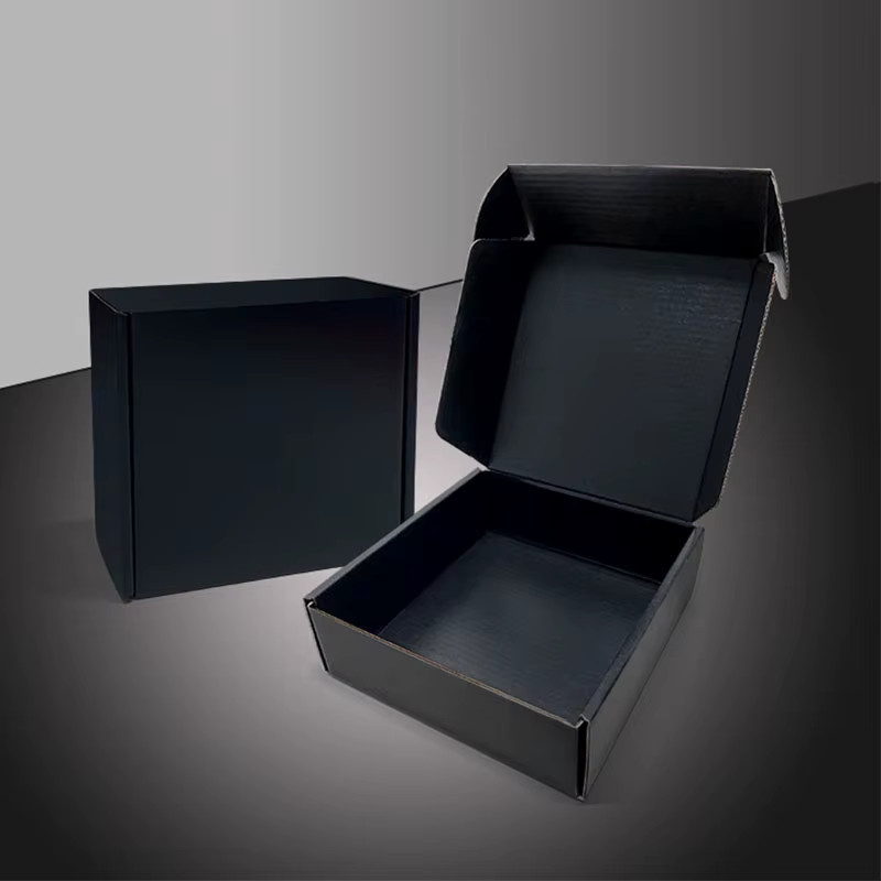 Faltbare Geschenkbox aus Papier in Grau mit individuellem Logo für Hochzeiten, Partys oder als Kosmetik- und Kleidungsbox - Bild 3