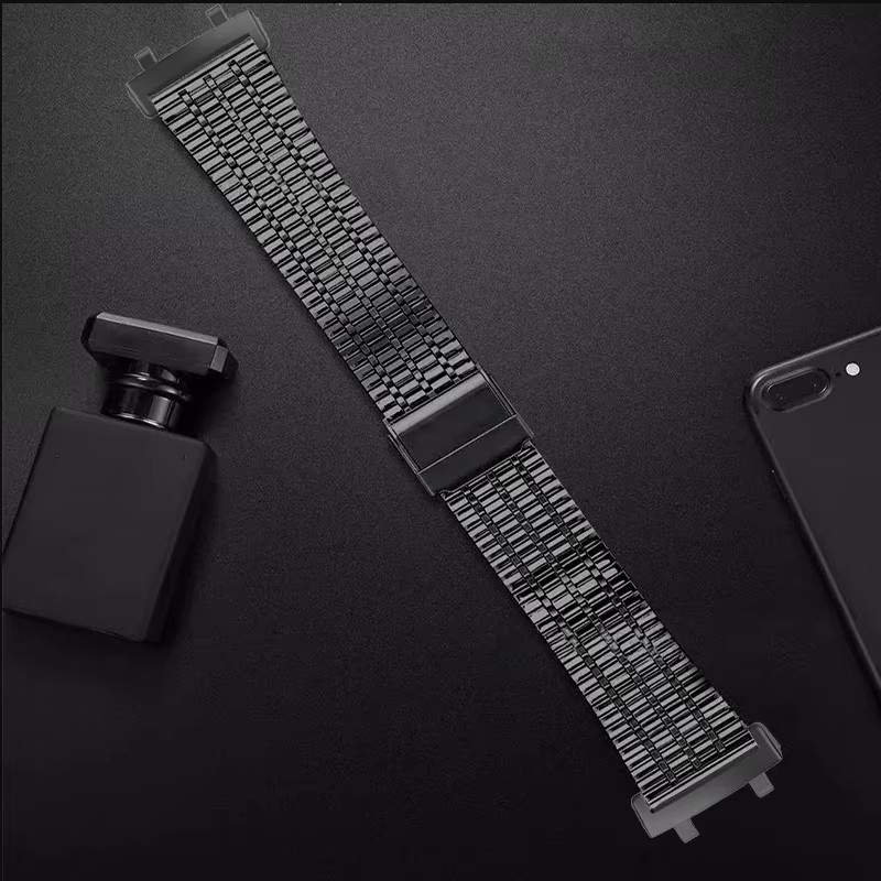 Amazfit Uhrenarmband Edelstahl, Silber, Unisex - Bild 4