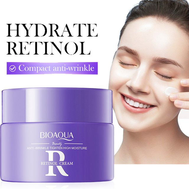 BIOAQUA Retinol Gesichtscreme mit Hyaluronsäure und Vitamin C - Bild 1