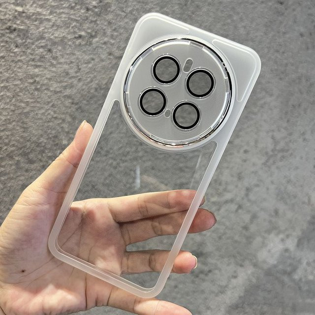 Transparente Silikonhülle mit Linsenabdeckung für Honor Magic 8 Pro - Bild 1