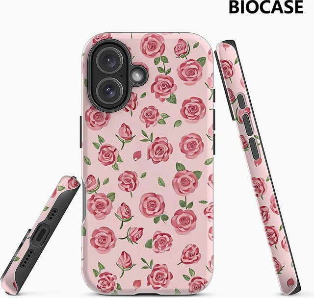 Potdemiel Robuste Magnetische Handyhülle in Rosa Blush für iPhone 17 16 15 14 13 Pro Max Plus - Bild 1