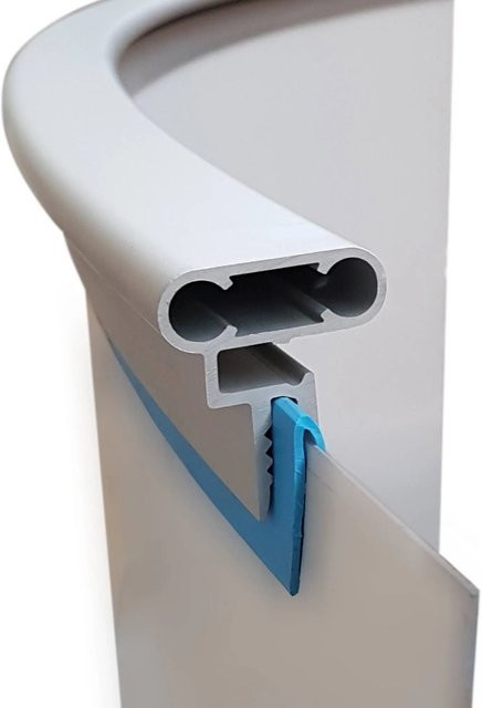Waterman Pool Handlaufpaket Premium aus Aluminium für Rundbecken bis 480 cm in Silber/Grau - Bild 1