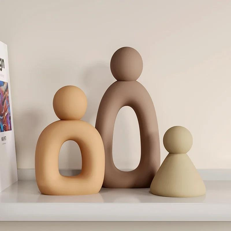 Abstrakte Hohlskulptur von Yiran Furniture im modernen nordischen Stil aus Harz zur Dekoration für dein Wohnzimmer oder Schlafzimmer - Bild 4