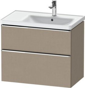Duravit Waschtischunterschrank D-Neo in Beige, Wandhängend, B: 78,4 cm, T: 45,2 cm, H: 62,5 cm - Bild 1