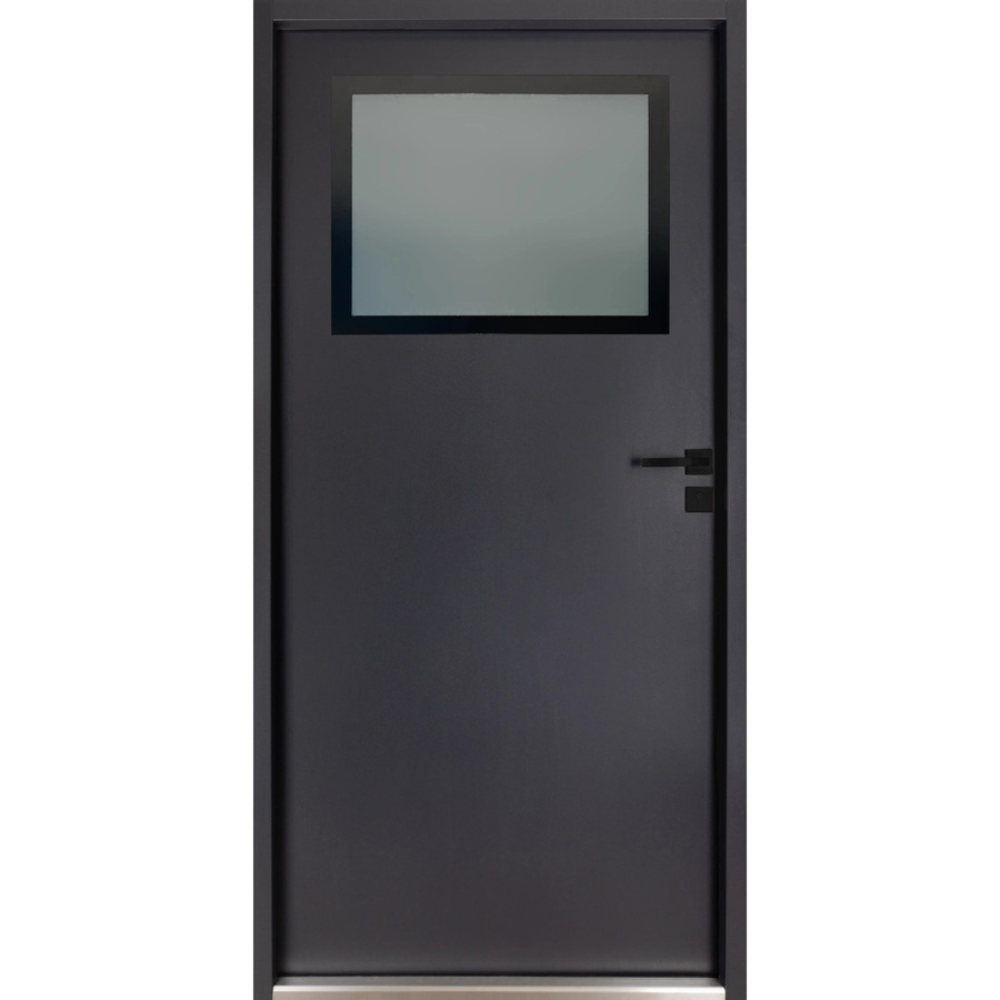 Pordo Stahl-Nebeneingangstür G2 in Anthrazit mit Glas, B/H: 88 x 198 cm, Anschlag Rechts - Bild 2