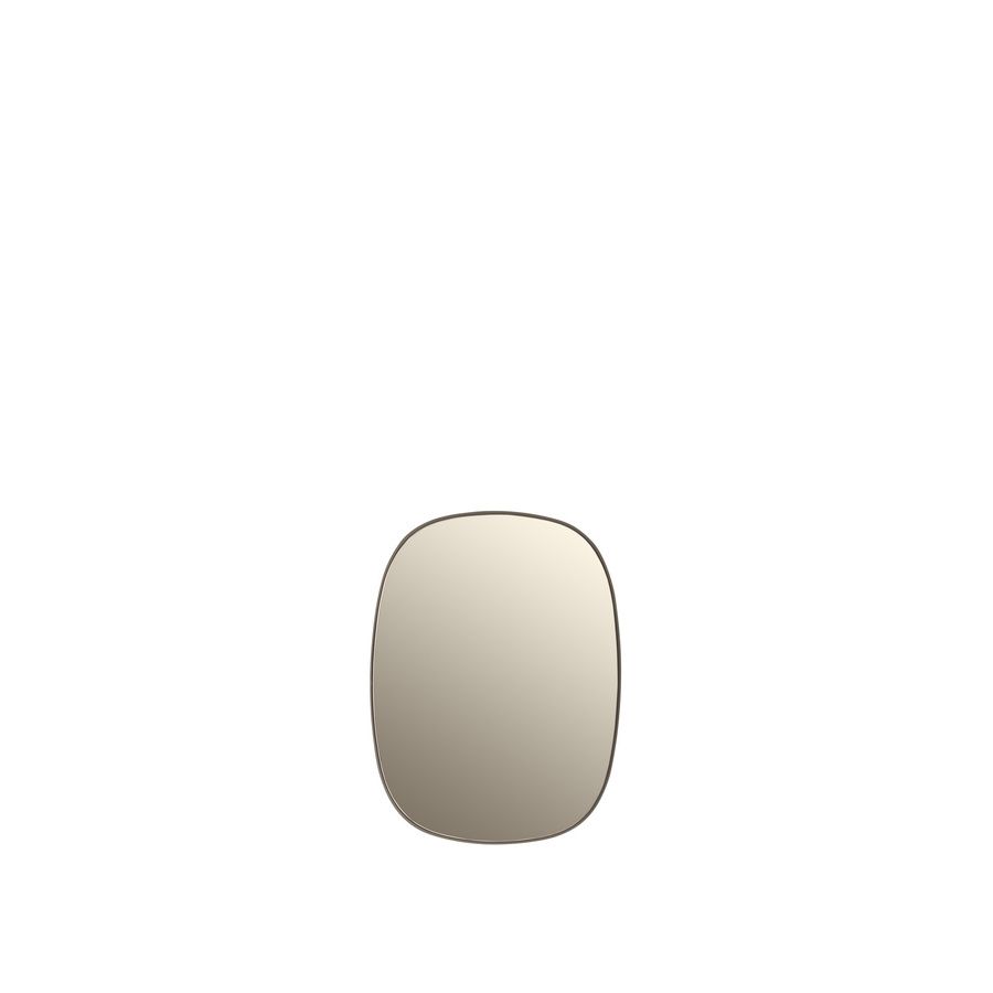 Muuto Framed Spiegel in Beige aus Metall und Glas für die Wandgestaltung - Bild 2