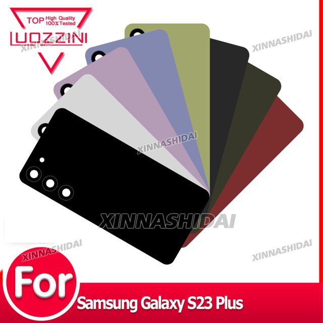 Samsung Galaxy S23 Plus Ersatzgehäuse Rückseitige Batterieabdeckung mit seitlichen Tasten in Weiß - Bild 1