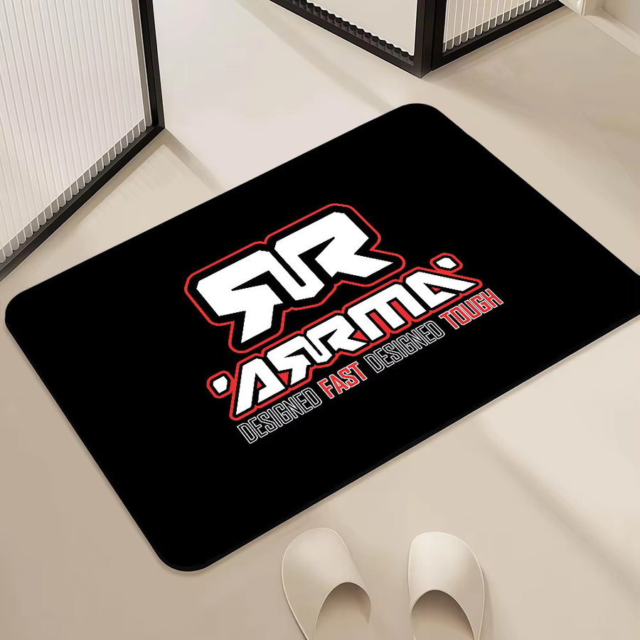 A-ARRMA Fußmatte mit Sporty-Graphic-Design in Schwarz, B/B/H: 60,0 x 40,0 cm - Bild 2