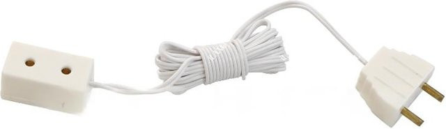 Binchi Outdoor Product Mini-Steckdose mit Kabel, 1:12 Maßstab, weiß, ab 14 Jahren - Bild 1