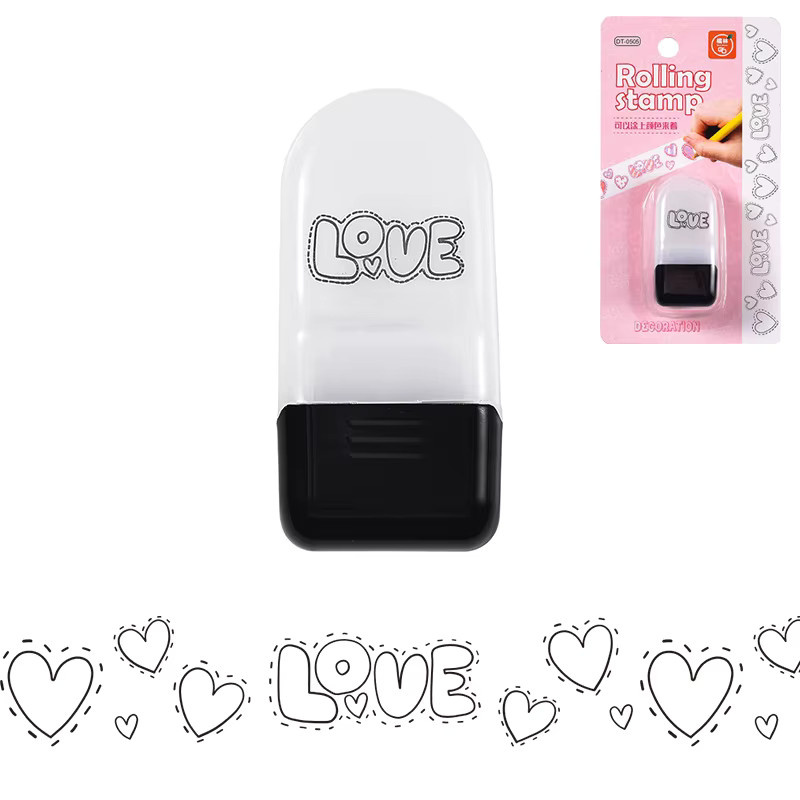 Kreativer Cartoon Roller Stempel für DIY Tagebuch und Graffiti in verschiedenen Farben - Bild 2