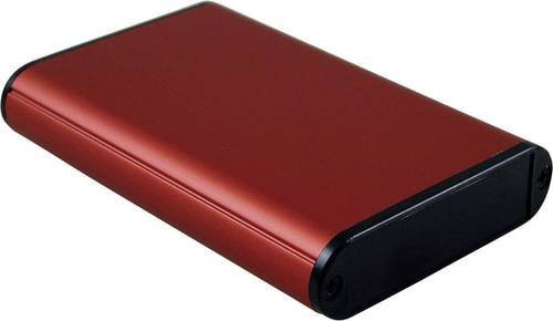 Hammond Electronics Profil-Gehäuse 1455B1002RD aus Aluminium in Rot, B: 100 cm, T: 71.7 cm, H: 10 cm - Bild 1