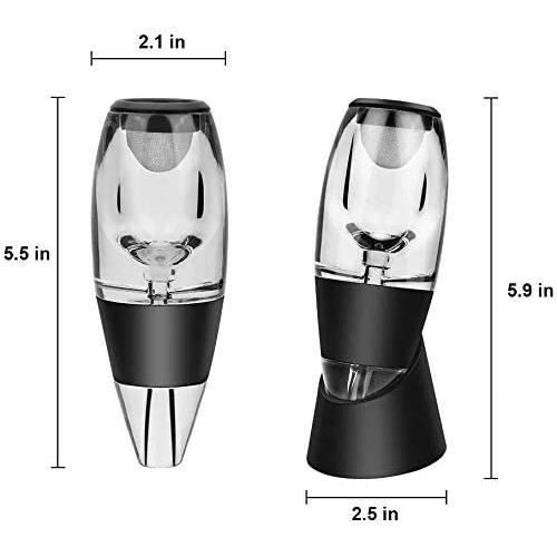 Magic Decanter Weinbelüfter mit Netzfilter von INNOVACASA, transparent - Bild 3
