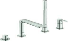 Grohe Wannen-Kombination Lineare supersteel in Chrom - Bild 1