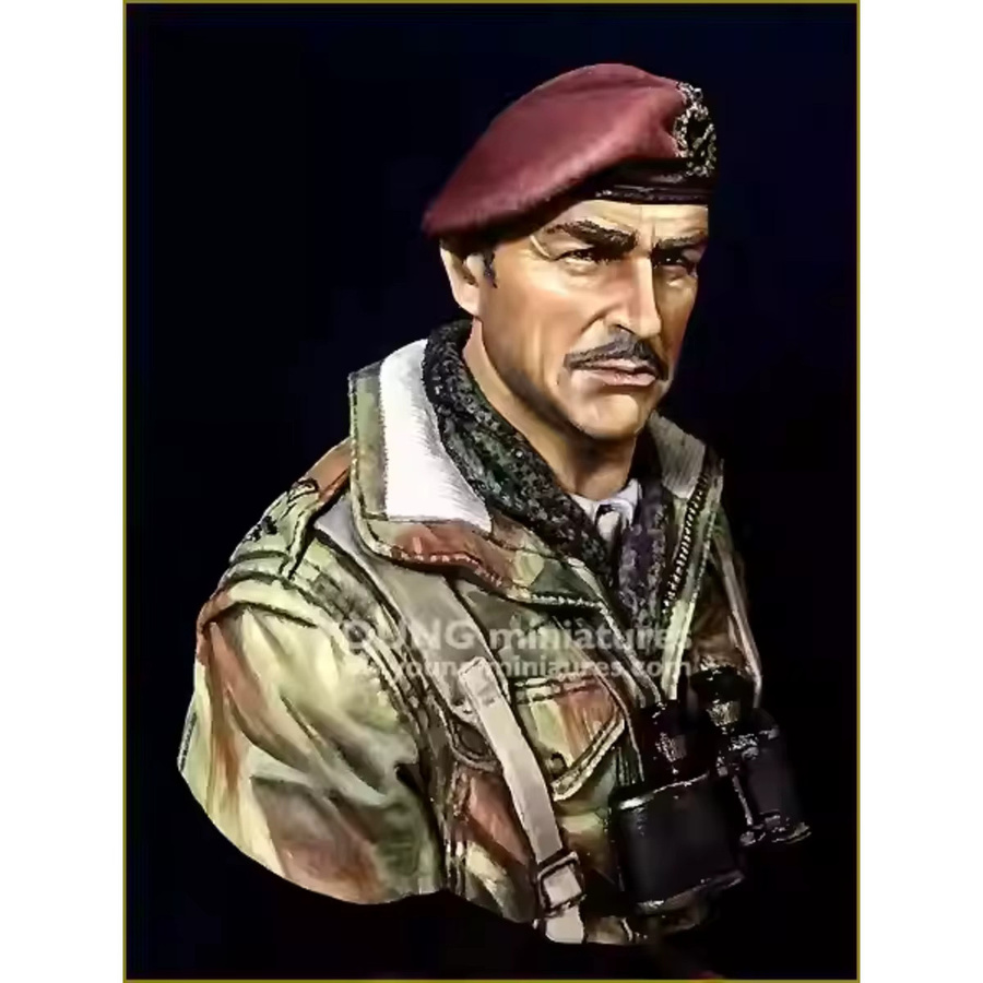 GK Britischer Offizier, Resin-Soldatenmodell, Halbfigur, Bausatz - Bild 2