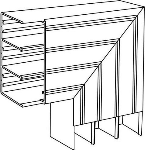 Schneider Electric 5440348 Flachwinkel in Weiß und Aluminium - Bild 1