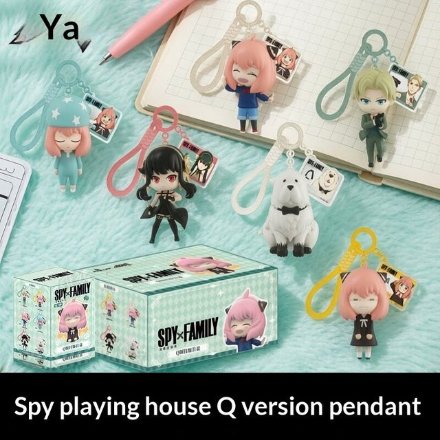 Zhiwan Spy x Family Q-Version Anhänger Blindbox, Niedliche Figur, Schlüsselanhänger - Bild 1