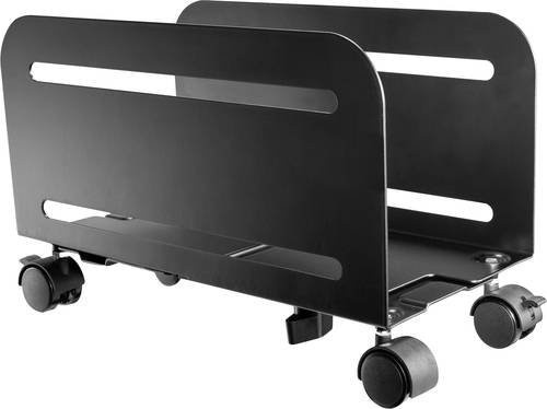 SpeaKa Professional PC Halterung Boden Stand SP-PCS-150 SP-9009204 Schwarz Belastbar bis 10 kg - Bild 1