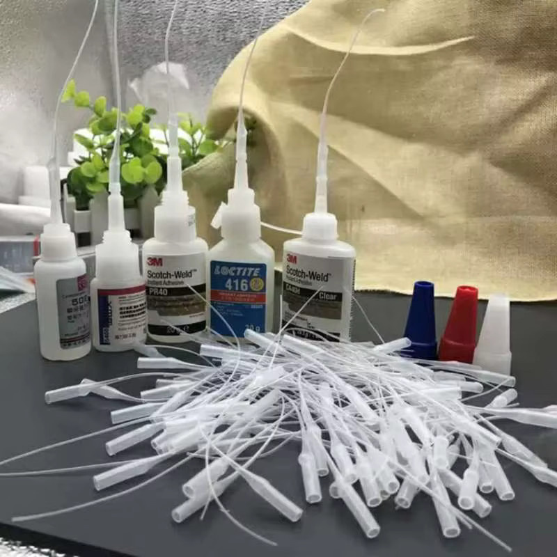 Präzisions-Klebespitzen aus Kunststoff für CA-Kleber, Mikrospitzen für Kunsthandwerk und Hobbyprojekte, transparent, 50 Stück - Bild 4