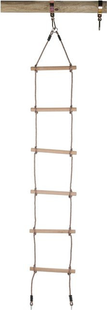 SwingKing Strickleiter mit 6 Holz-Sprossen aus Holz - Bild 1