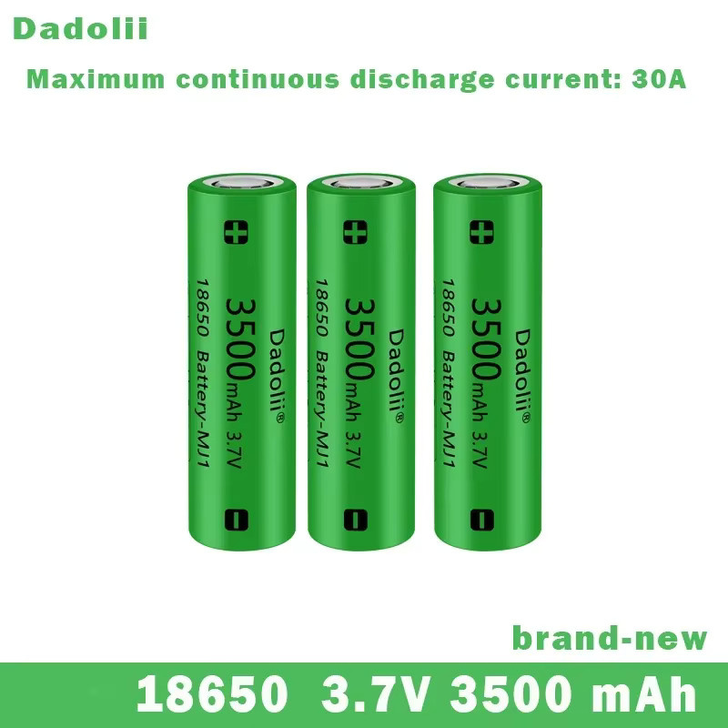 DAWEIKALA 18650 Li-Ion Akku INR18650-35E mit 3500 mAh und 30 A Entladung, 3,7 V, Grün - Bild 2