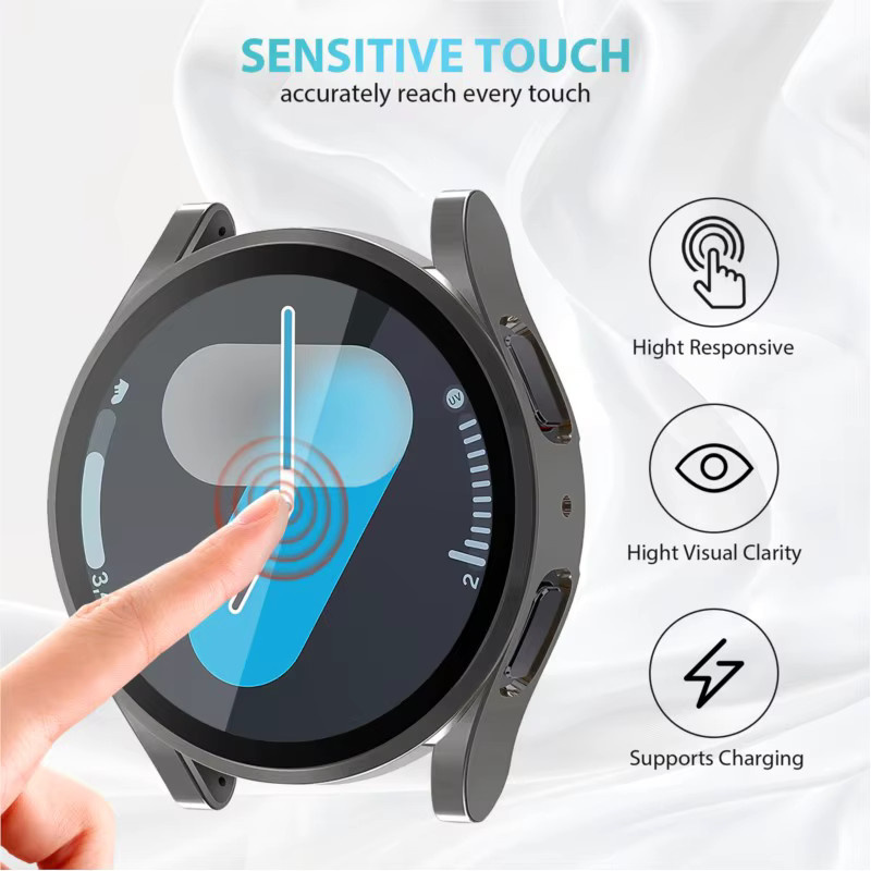 TPU-Hülle für Samsung Galaxy Watch 7, Galaxy Watch FE, Schwarz - Bild 2