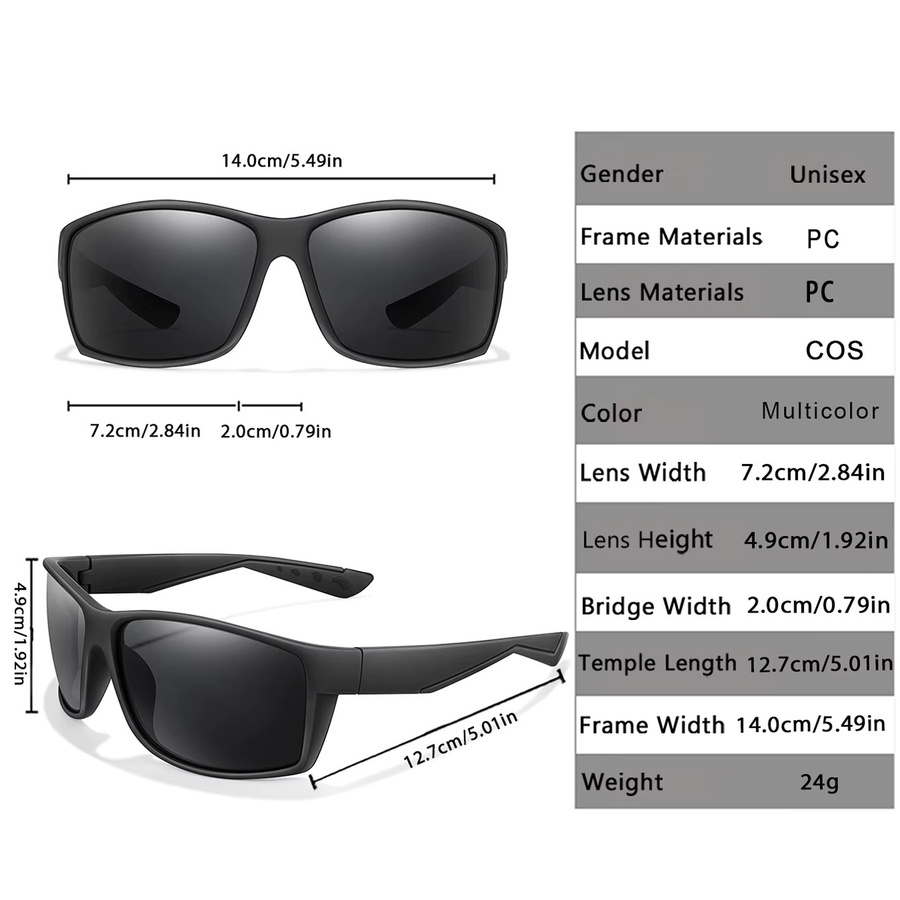 Karos Sportsonnenbrille, Herren, Vollrand, Kunststoff, polarisiert - Bild 3