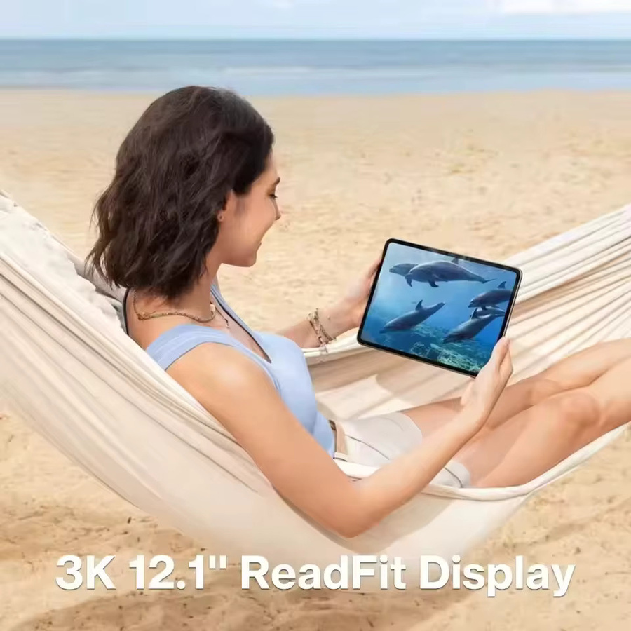 OnePlus Pad 2 Tablet Globale Version, Snapdragon 8 Gen 3, 12,1 Zoll 144Hz Display, 12 GB RAM, 256 GB Speicher, Grau - Bild 4