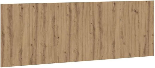 vidaXL Kopfteil zur Wandmontage in Artisan-Eiche, Farbe Braun, B/H/T: 240 x 80 x 1,5 cm - Bild 1