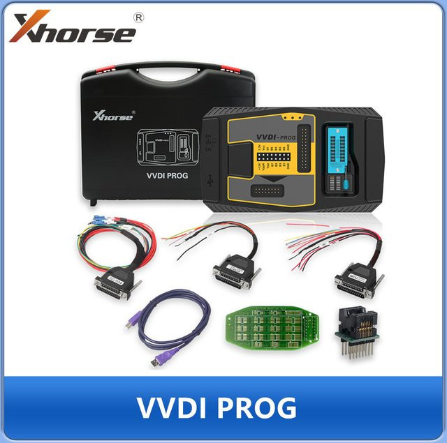 Xhorse VVDI PROG Programmierer V5.3.8 in Schwarz zum Lesen und Schreiben von ECU MCU IMMO EEPROM - Bild 1