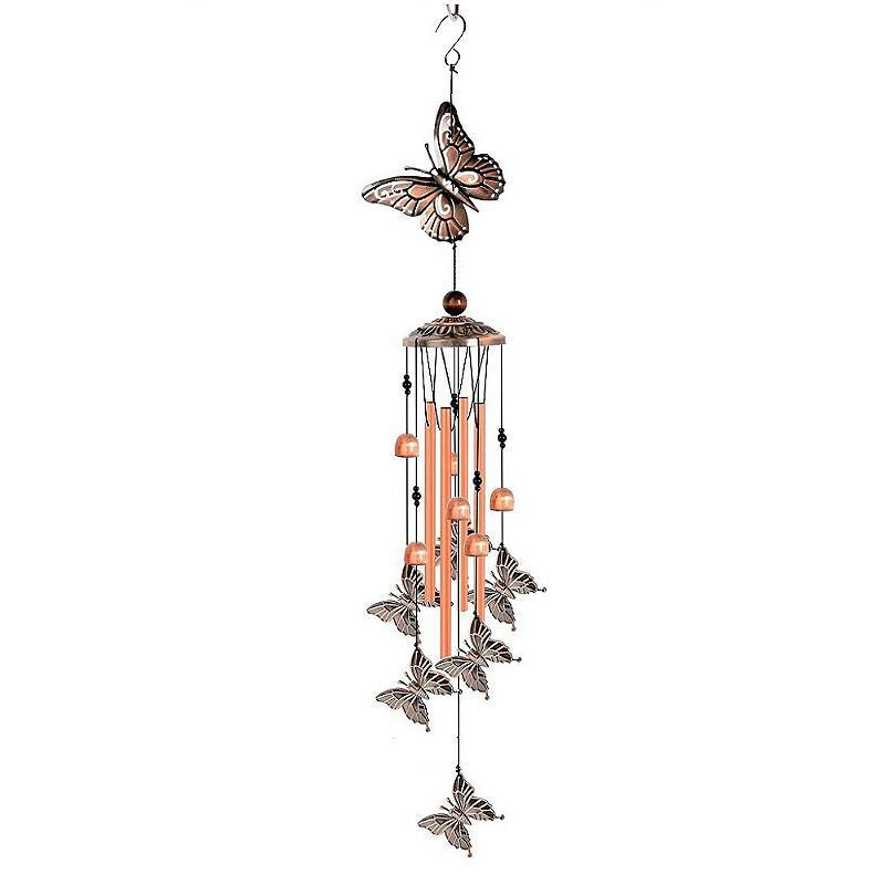 Tierisches Windspiel von Yiran Furniture als hängender Schmuck aus Eisen und Acrylperlen in Rot - Bild 1