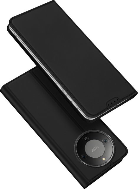 DUX DUCIS PU-Leder Flip Case Wallet mit Kartenfach für HONOR Magic8 Lite, Magic8 Pro, Magic7 und Magic6 in Schwarz - Bild 1