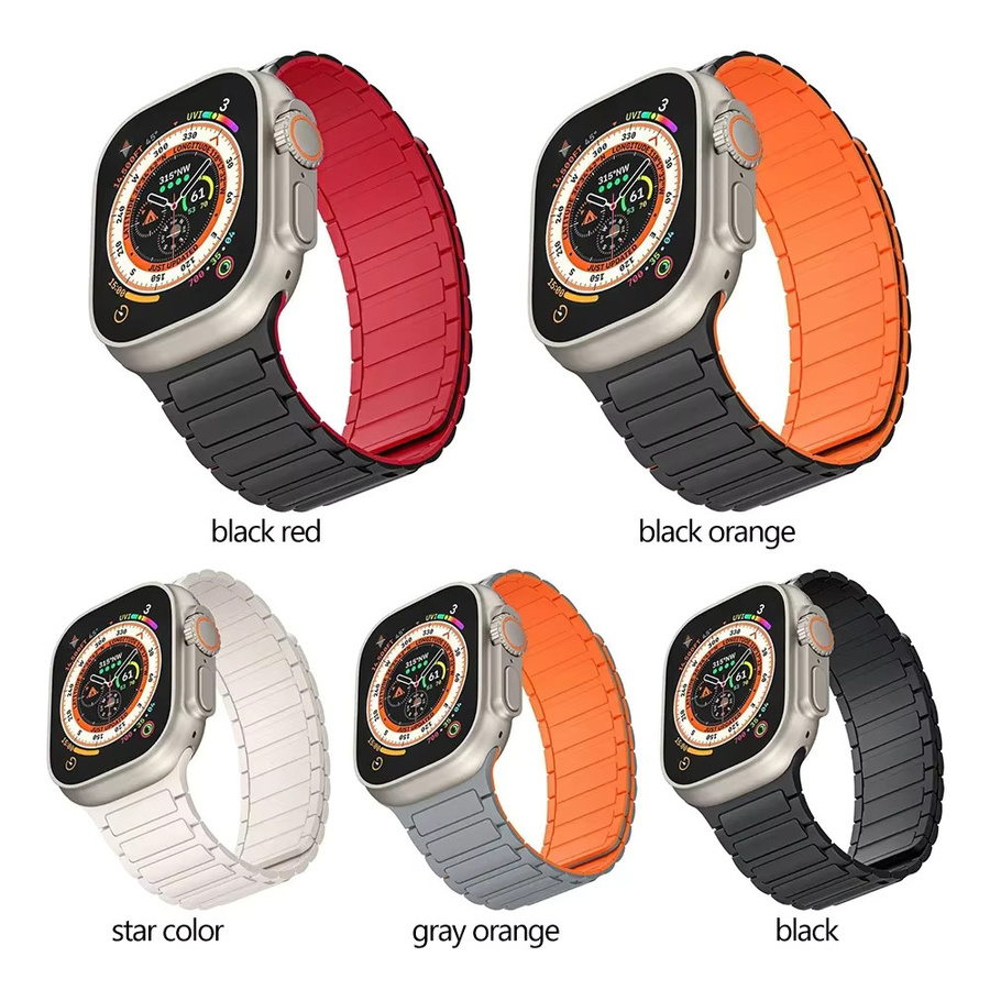 FancyWrist Uhrenarmband Silikon, magnetisch, Schwarz, Unisex - Bild 2