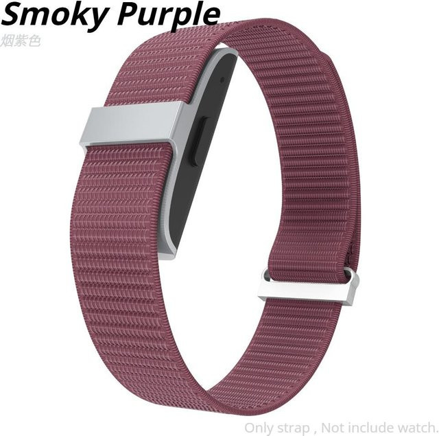 Hume Health Ersatz-Armband Nylon, 20 mm, violett, Unisex - Bild 1