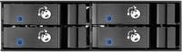 Silverstone SST-FS204B Festplatten-Wechselrahmen für SATA I, SATA II und SATA III in Schwarz - Bild 1