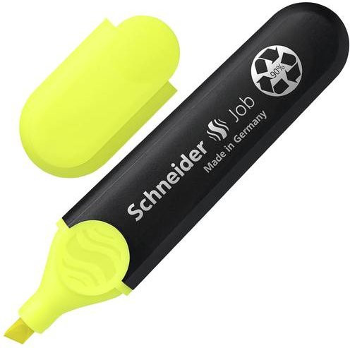 Schneider Textmarker Job 150 Gelb mit Keilspitze - Bild 1