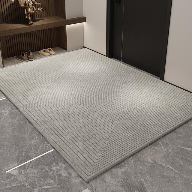 Home Advanced Sense Villa Gate Bodenmatte für die Eingangstür, rutschfeste und schmutzabweisende Fußmatte aus Polyester, B/B: 60 x 90 cm - Bild 1