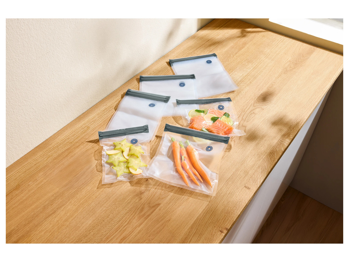 SILVERCREST Vakuumierer-Set mit transparenten Vakuumier-Beuteln für Sous-Vide-Garen - Bild 2